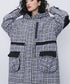 Check Utility Pocket Coat